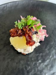 Hønsesalat med bacon og asparges